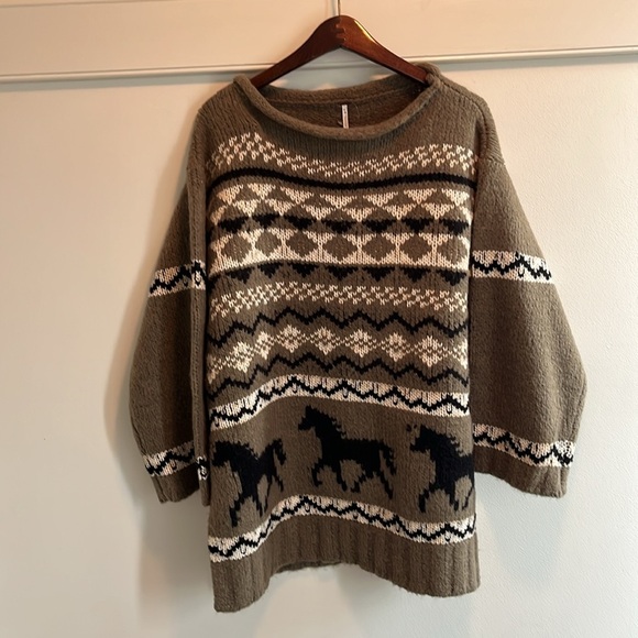 Free People Last Rodeo Sweater Only Size S NWT - Picture 8 of 17
